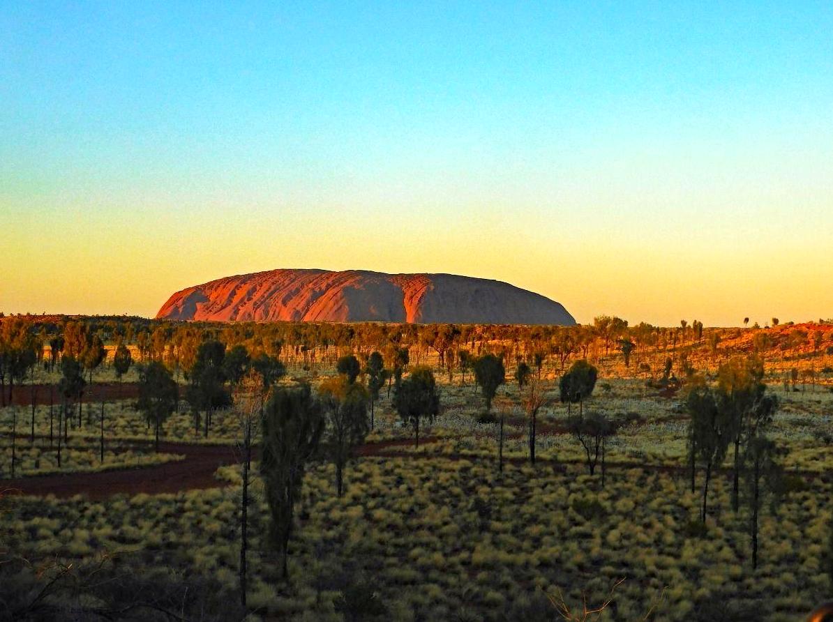 Experiencing the Sunset's Palette Over Kata Tjuta